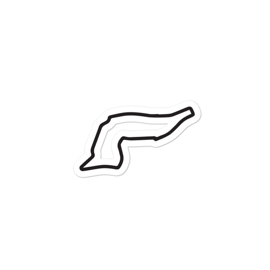 Imola Track Sticker 3x3