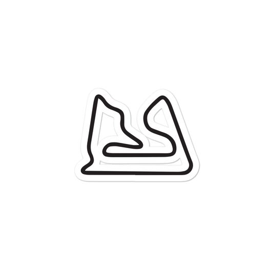 Bahrain Track Sticker 3x3