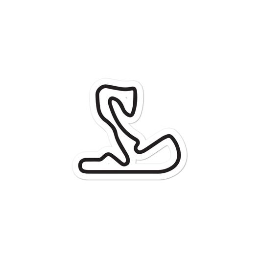 Zandvoort Track Sticker 3x3