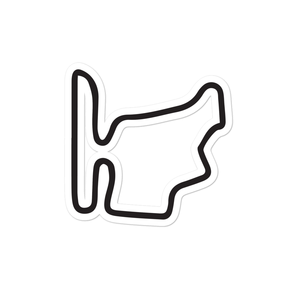 Hungaroring Track Sticker - Formula Fans