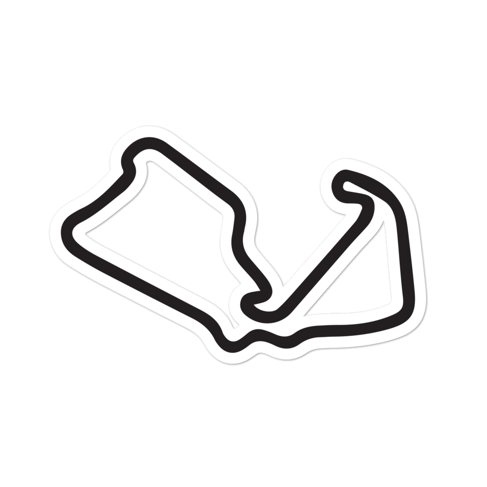 Silverstone Track Sticker - 5.5x5.5
