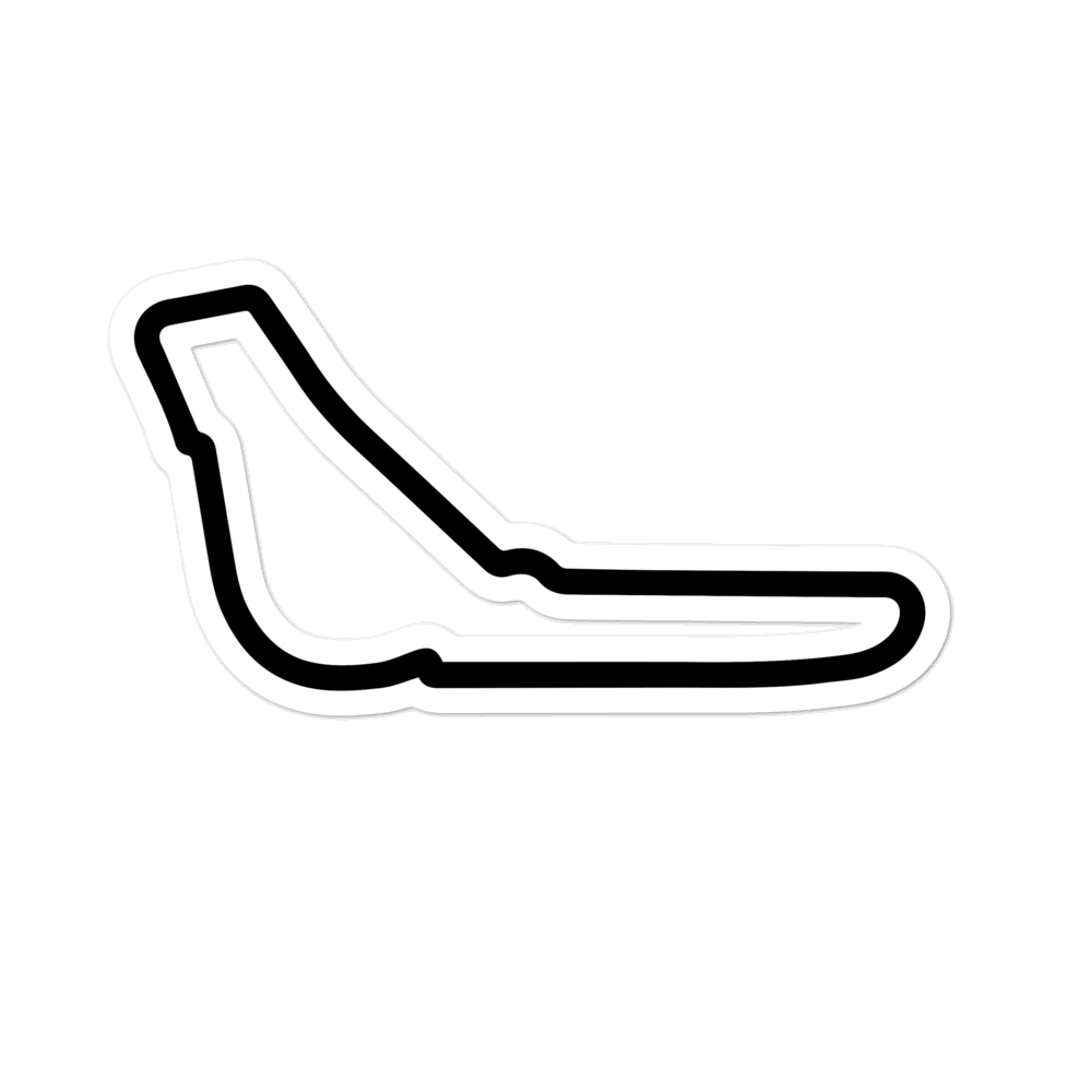 Monza Track Sticker - 5.5x5.5