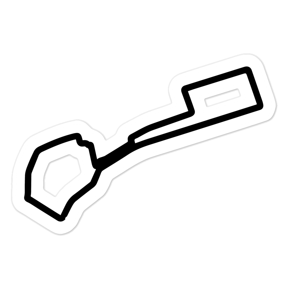 Baku City Track Sticker 5.5x5.5