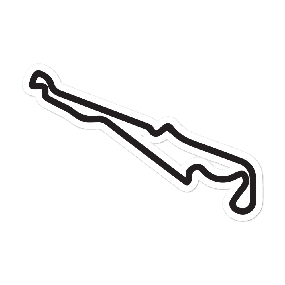 Circuit Paul Ricard Track Sticker 5.5x5.5